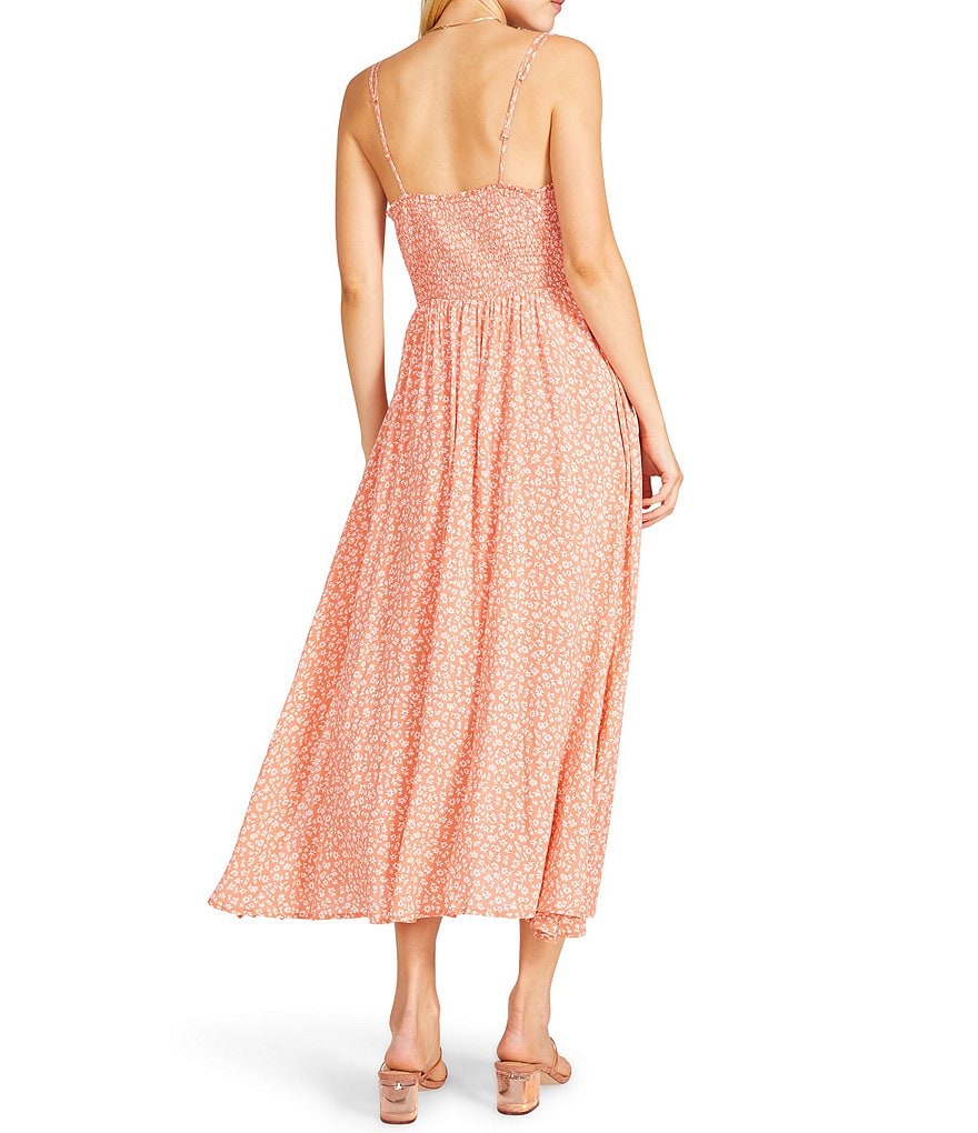 BB Dakota by Steve Madden Kindred Spirit Floral Print Sleeveless Midi Dress