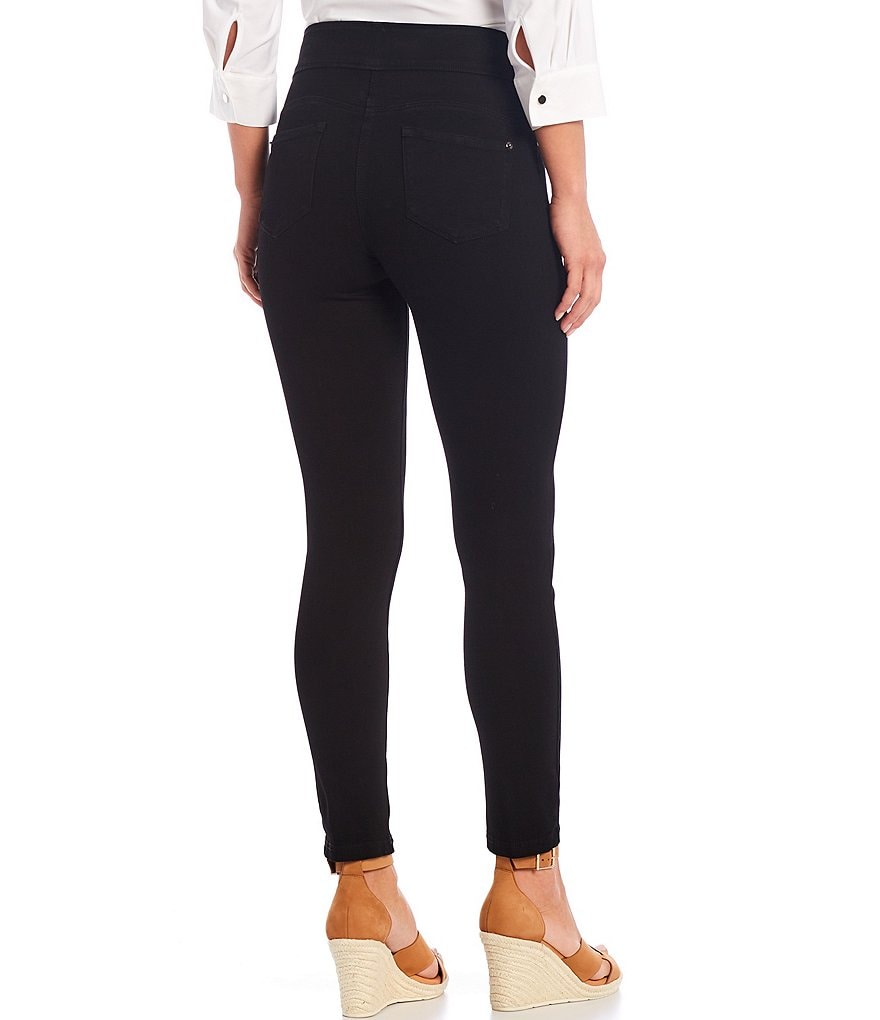 Slim Factor by Investments Classic Waist Denim Ankle Pants