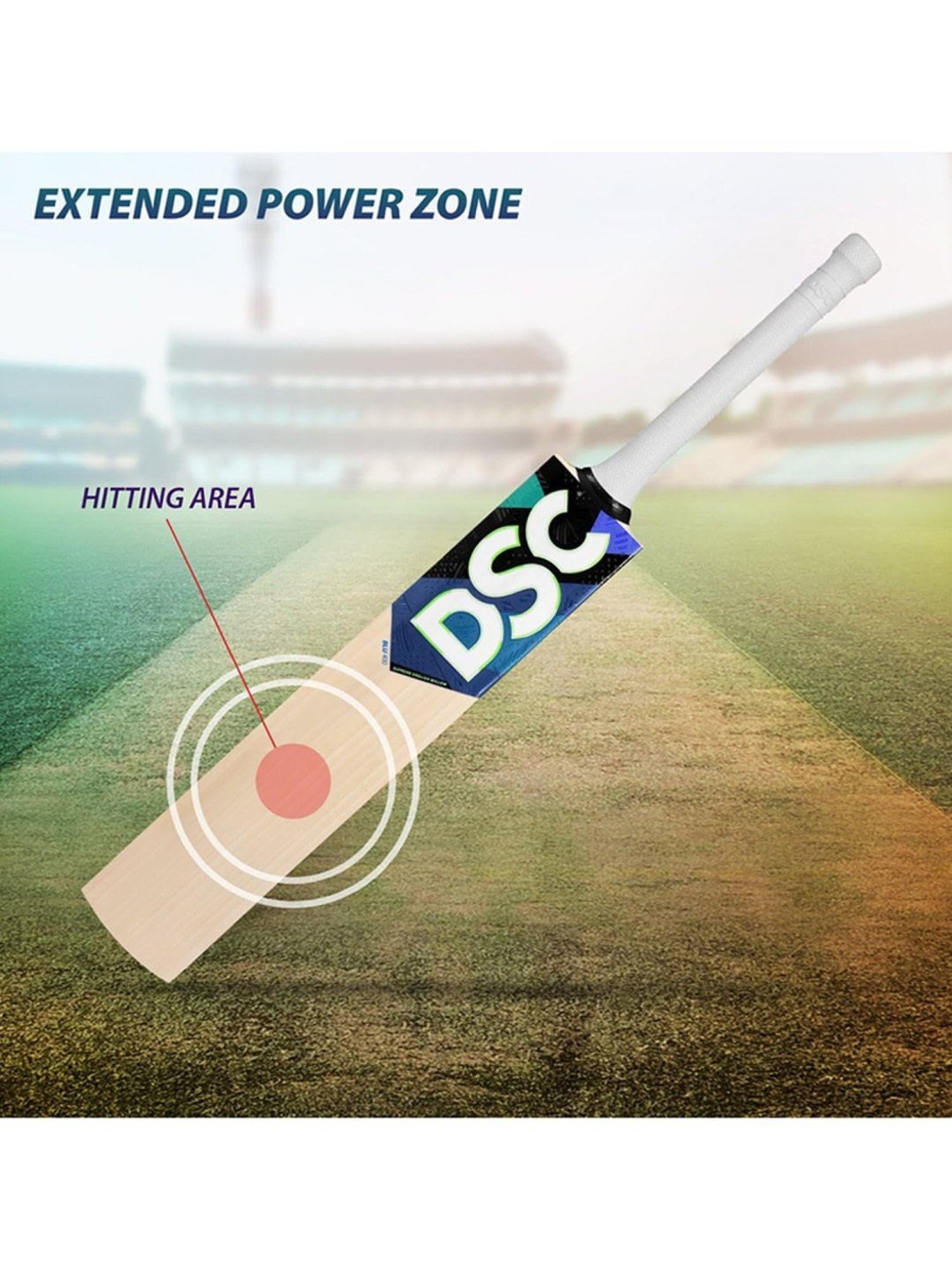 DSC BLU 400 English Willow Cricket Bat Size - Mens