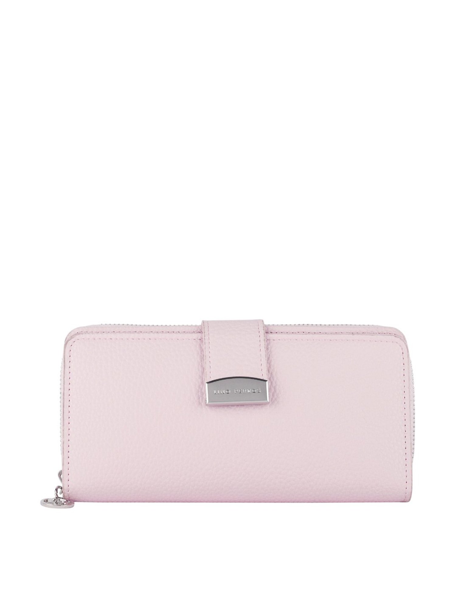 Lino Perros Pink Solid Bi-Fold Wallet for Women