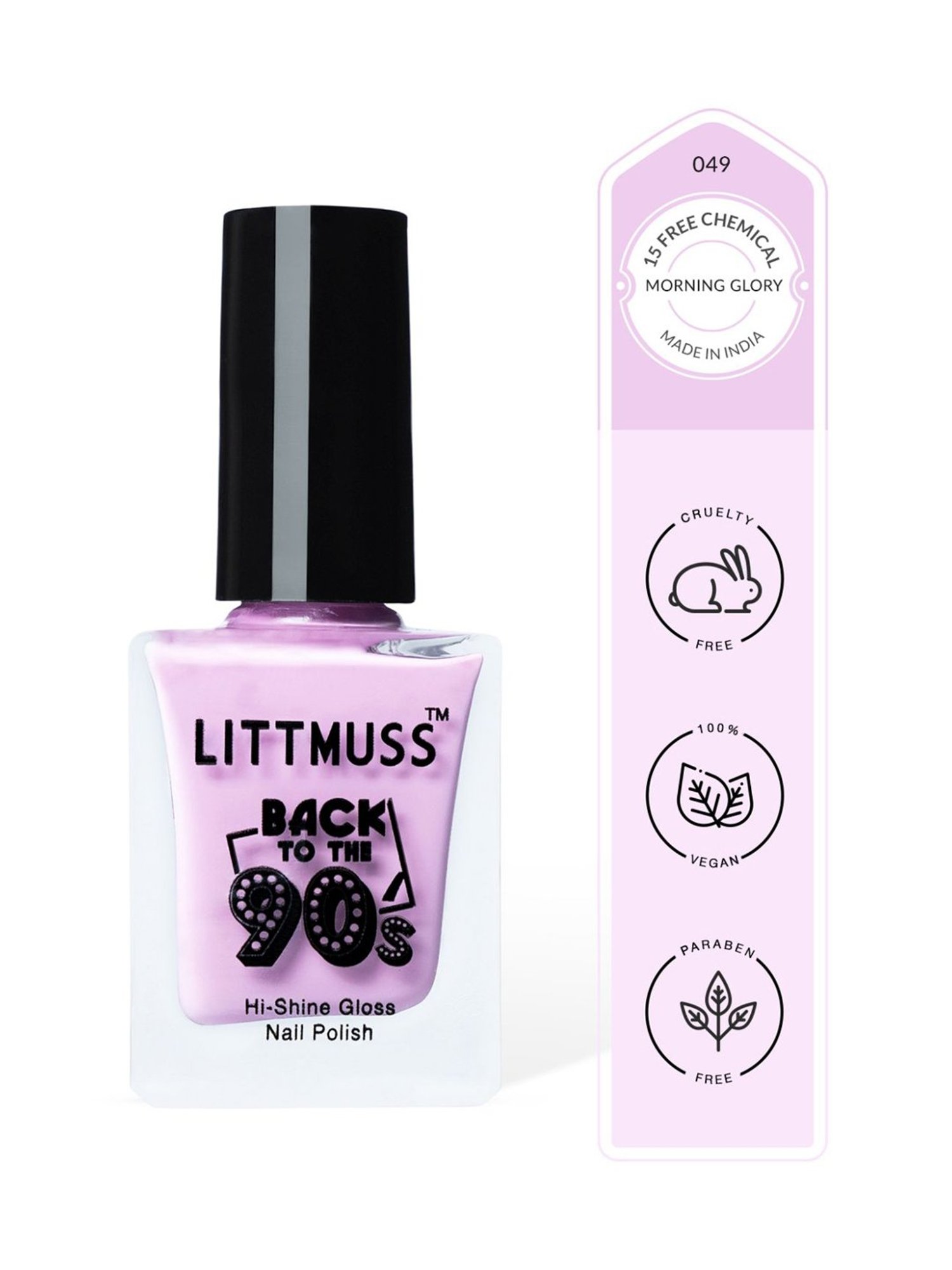 Littmuss Back To The 90's Hi Shine Gloss Nail Polish Morning Glory 049 - 9.5 ml