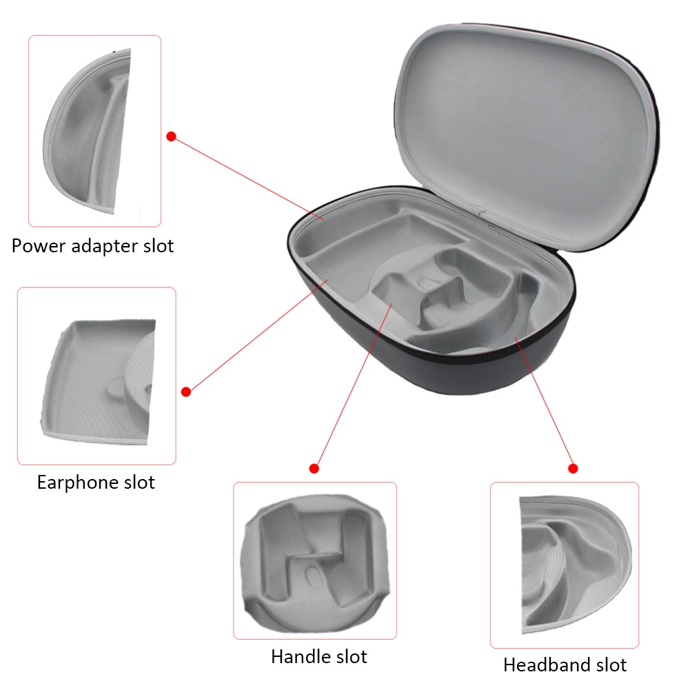 VR Headset Storage Bag Carrying Case Scratch-proof Protection For Oculus Quest 2