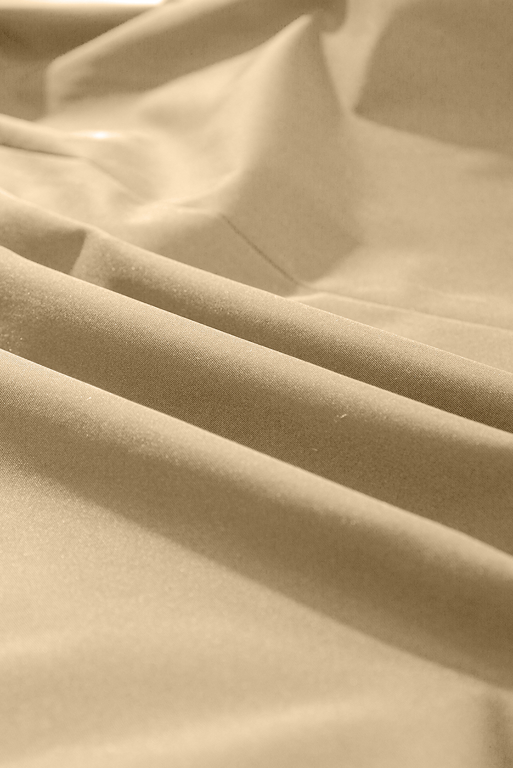 Pale Khaki Solid Color Lapel Collar Pocket Wind Coat