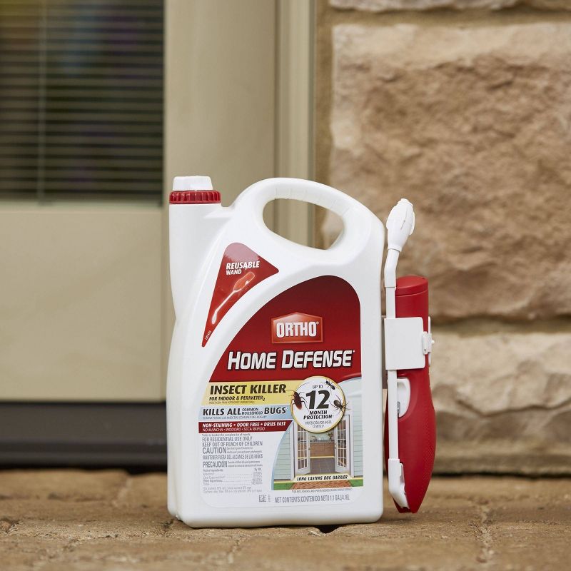 Ortho Home Defense Indoor & Perimeter Insect Killer 1.1 Gallon Ready to Use Wand