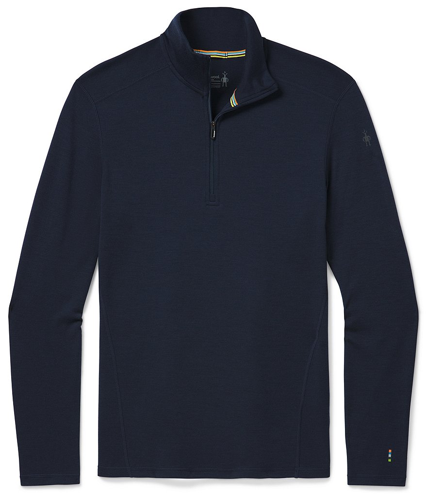 SmartWool Slim-Fit Merino 250 Baselayer Solid Quarter-Zip Pullover