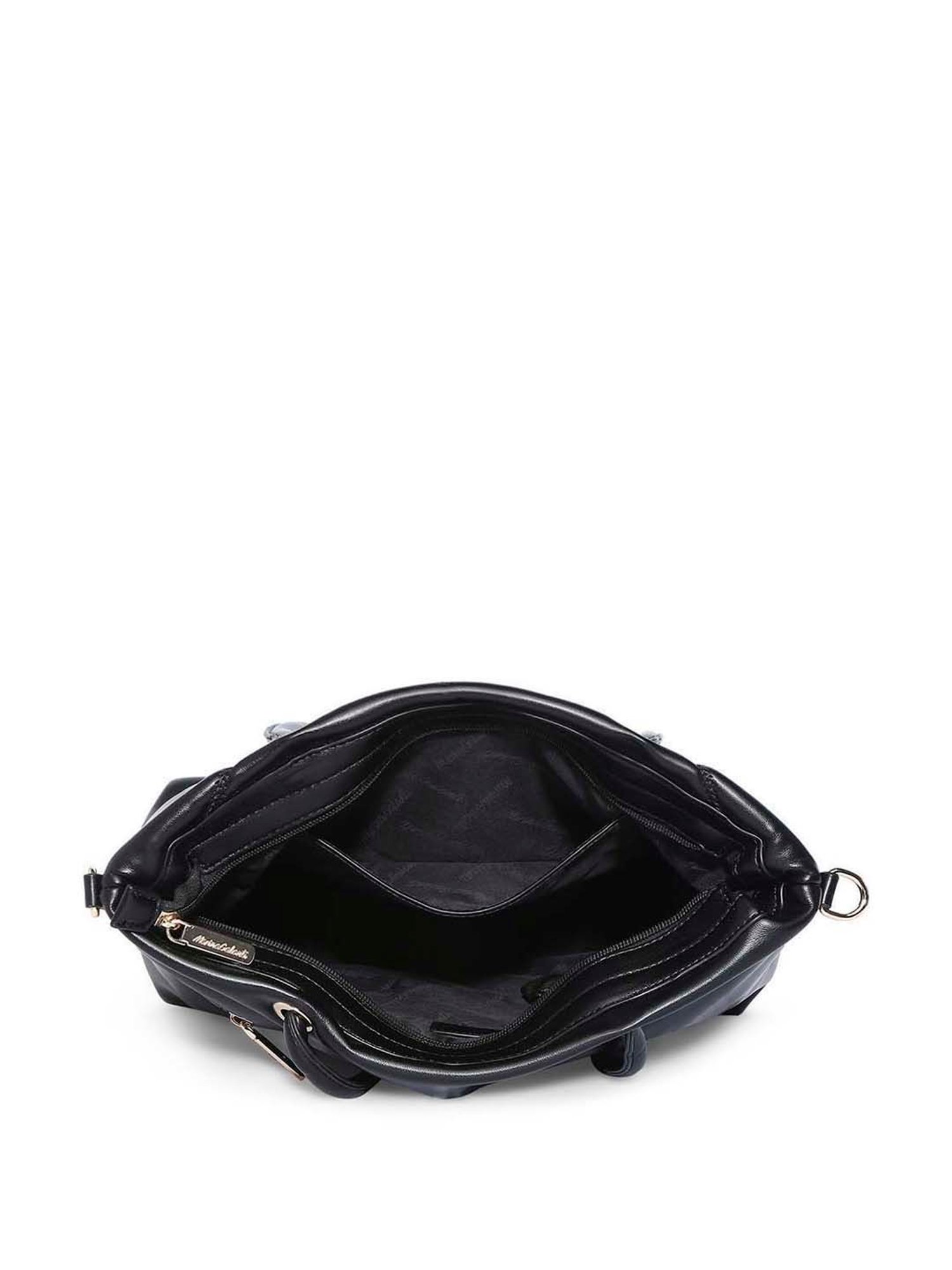 Marina Galanti Black Quilted Medium Tote Handbag