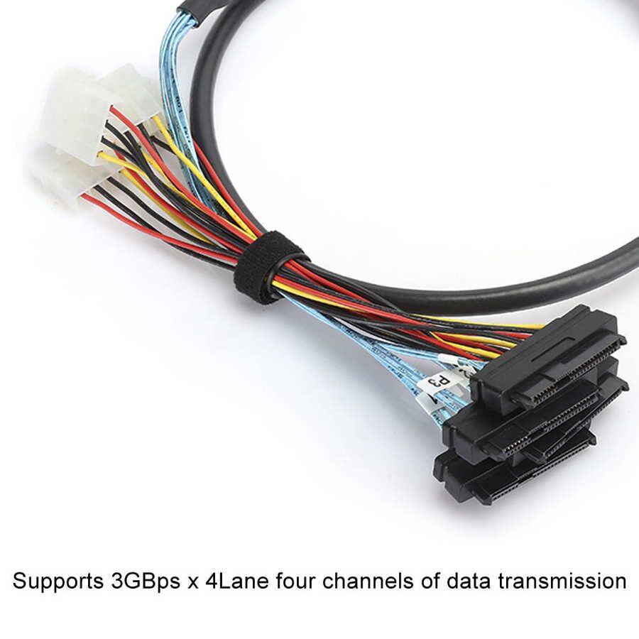 Weastlinks External Hard Disk Cable Mini SAS SFF-8644 to SFF-8482 Server Computer Accessories 1m/2m Optional