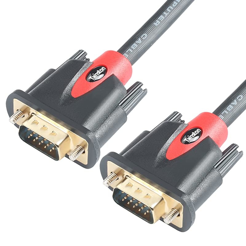 VGA to VGA Cable HD15 Monitor Cable with Ferrites Male to Male-75 Feet