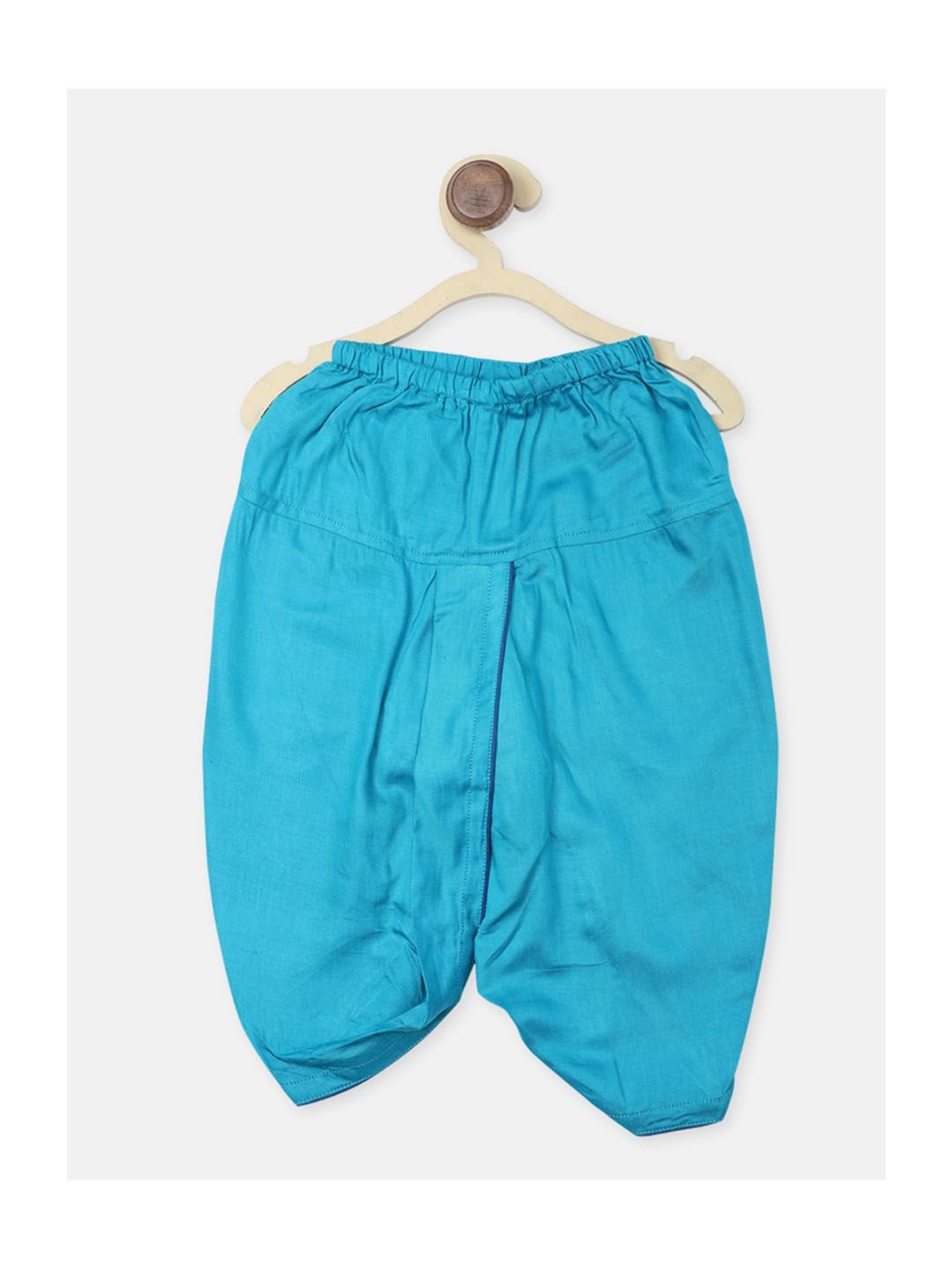 Nino Bambino Kids Navy & White Checks Kurta with Pyjama