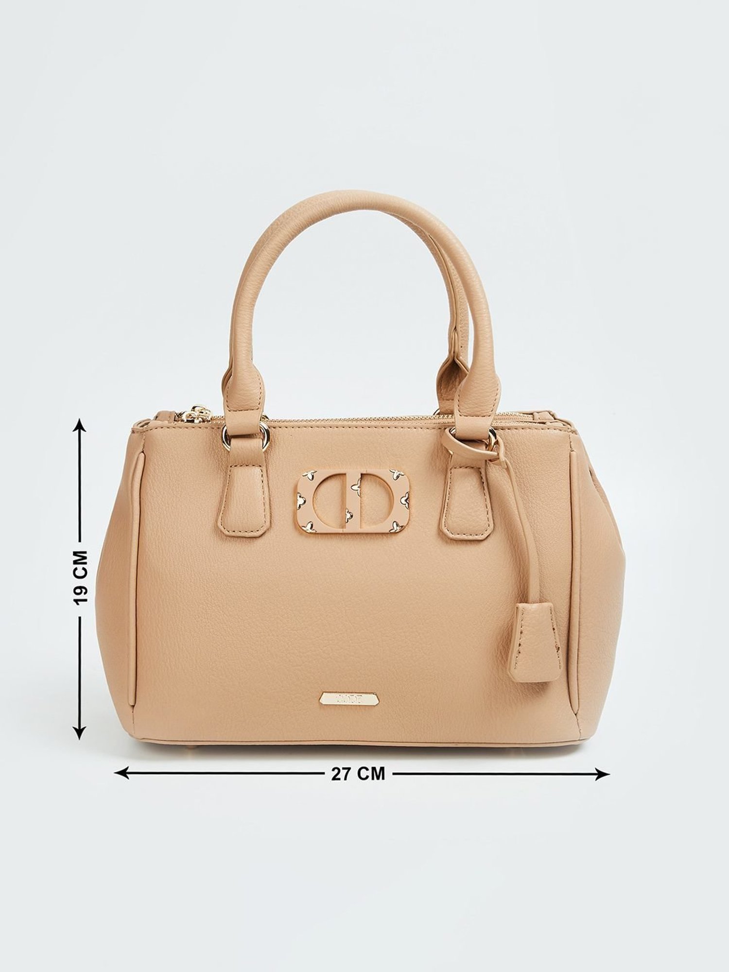 Code by Lifestyle Beige Handbag
