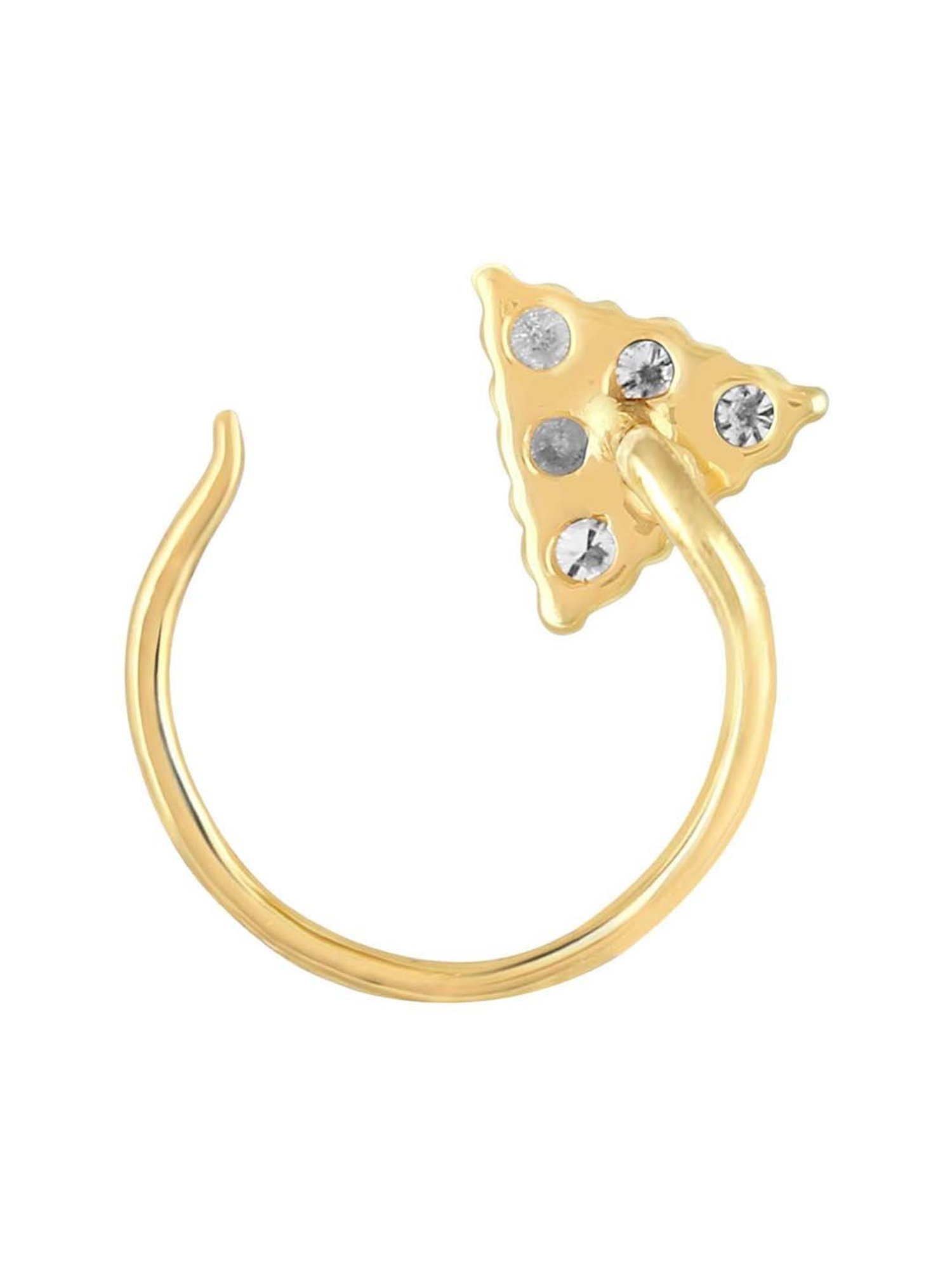 Malabar Gold and Diamonds 18 kt Gold & Diamond Nosepin