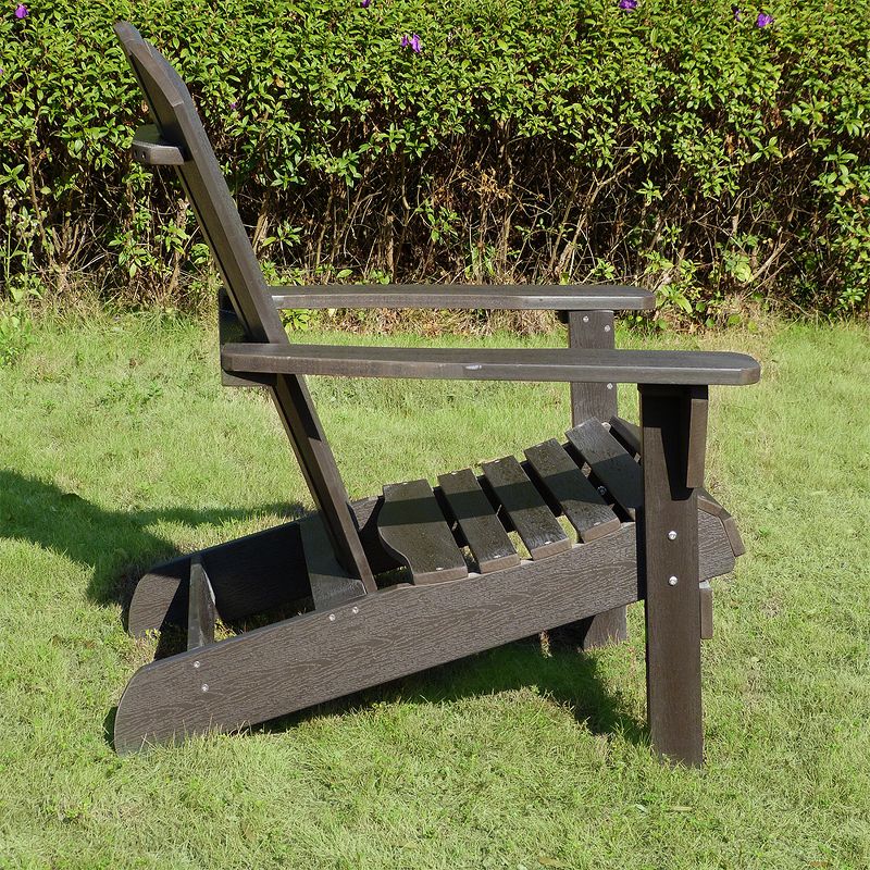 Faux Wood Adirondack Chair - Espresso - Merry Products