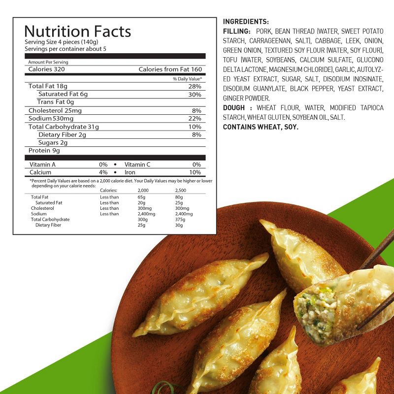 Bibigo Frozen Mandu Pork & Vegetable Dumplings - 24oz