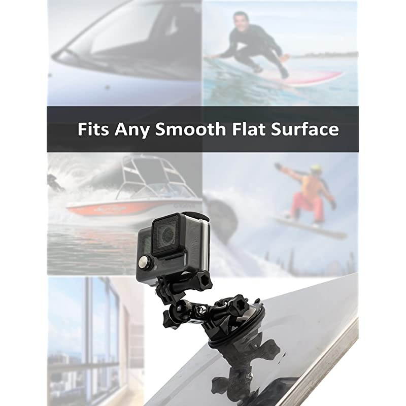 Suction Cup Camera Mount for GoPro Hero 9 8 7 6 5 4 3+ 3 2 1 Session