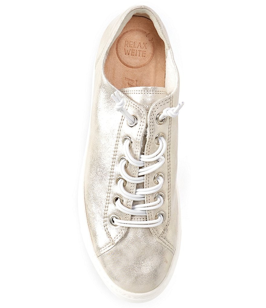 Paul Green Hadley Leather Lace-Up Sneakers
