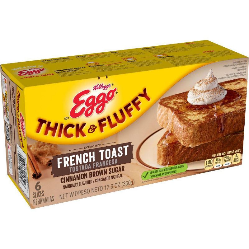 Eggo Thick & Fluffy Cinnamon Brown Sugar French Toast - 12.6oz
