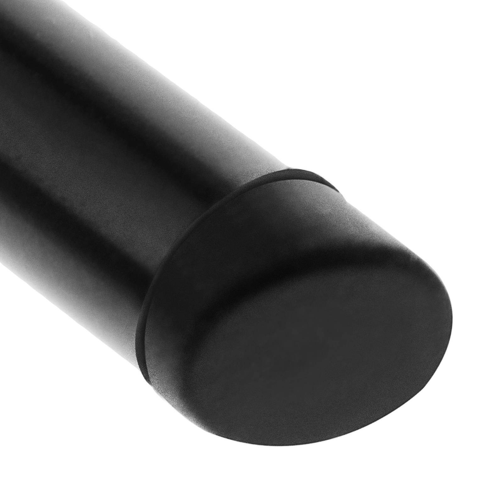 Universal stylus pen for touch screens, soft conductive rubber tip - Black