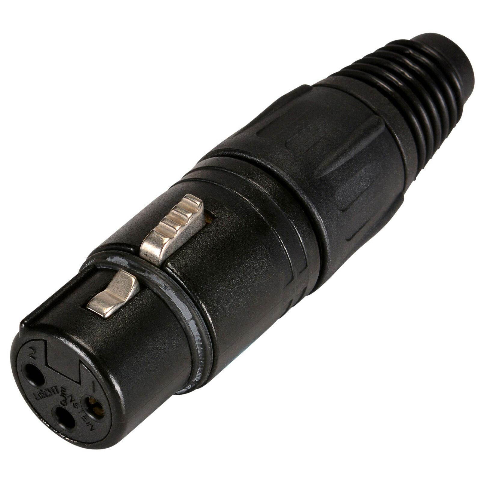 Neutrik NC3FX-BAG XLR Female Black