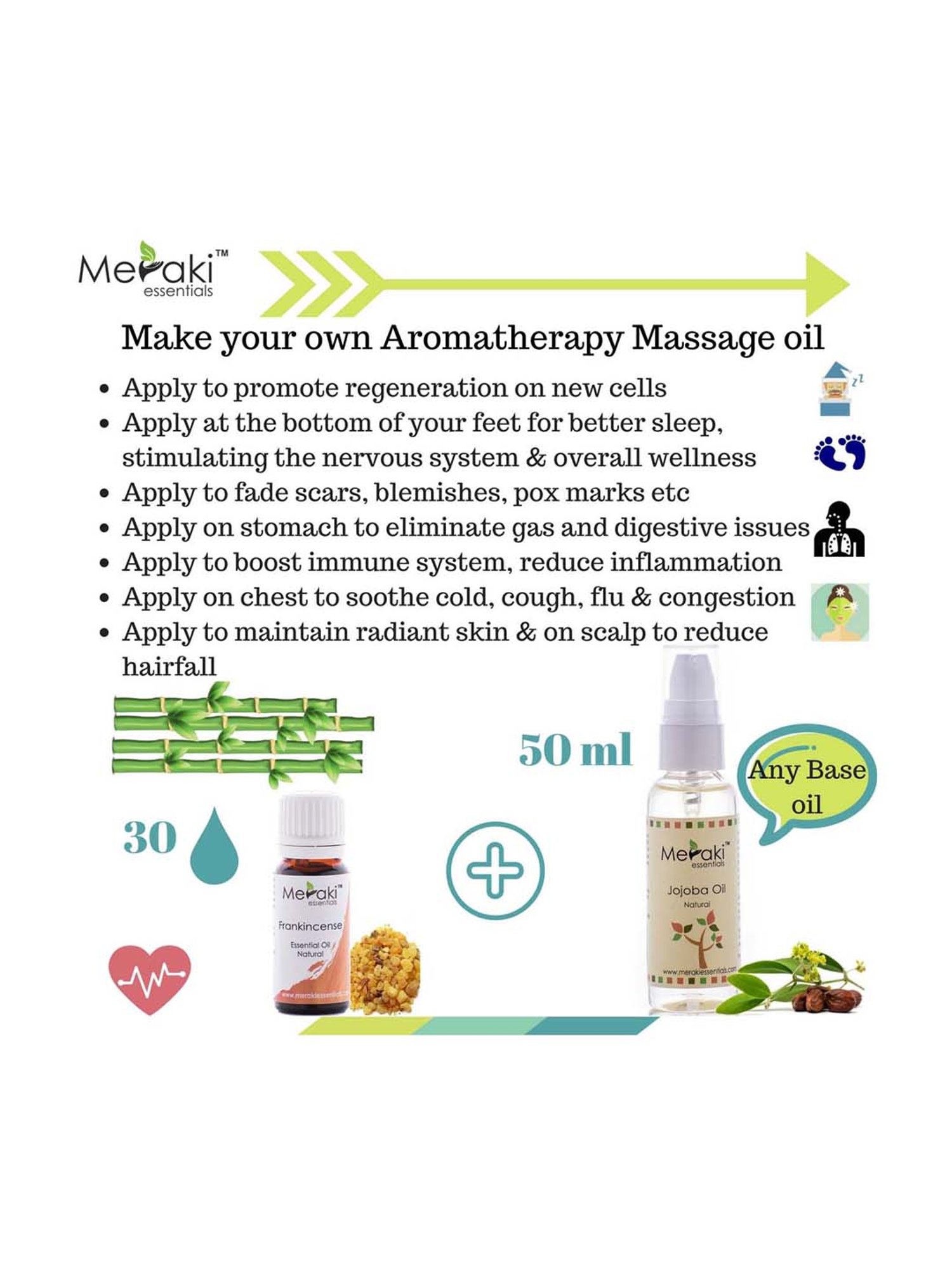 Meraki Essentials Frankincense Essential Oil - 10 ml