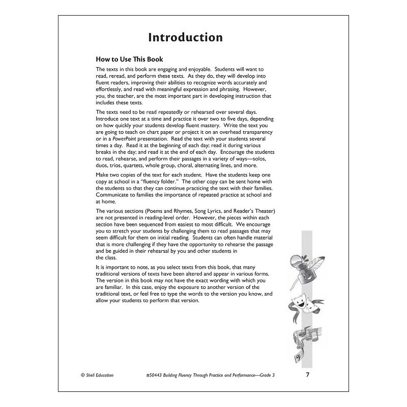 Shell Education Building Fluency through Practice and Performance - Grade 3
