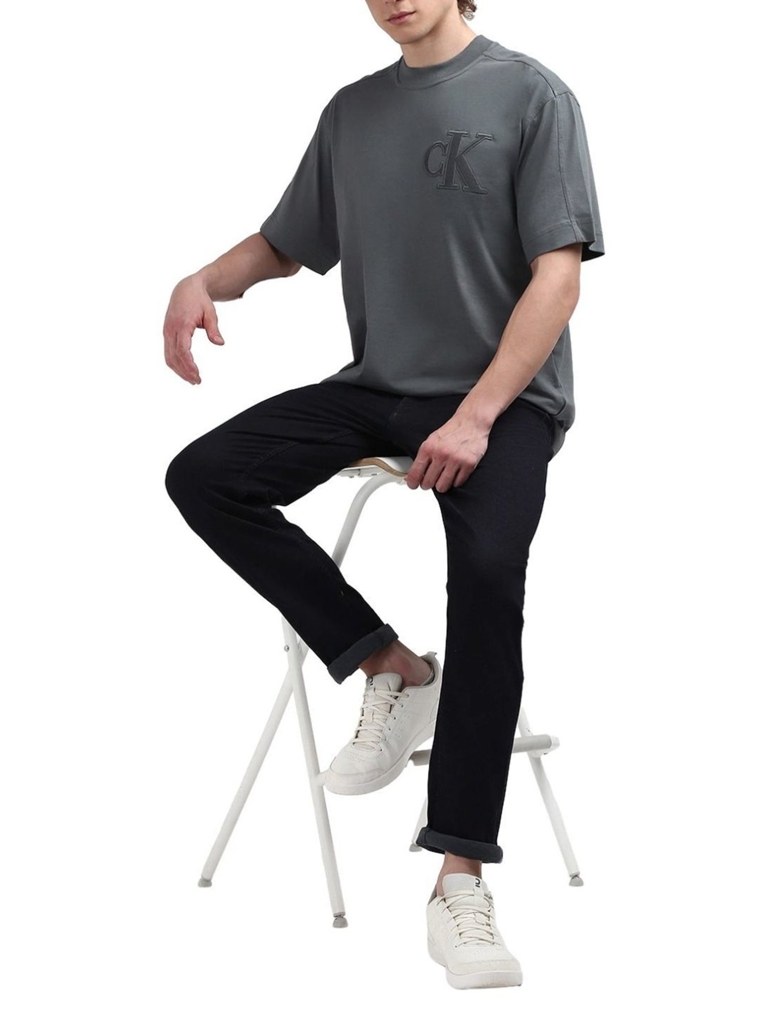 Levi's Pink Cotton Slim Fit Texture Henley T-Shirt