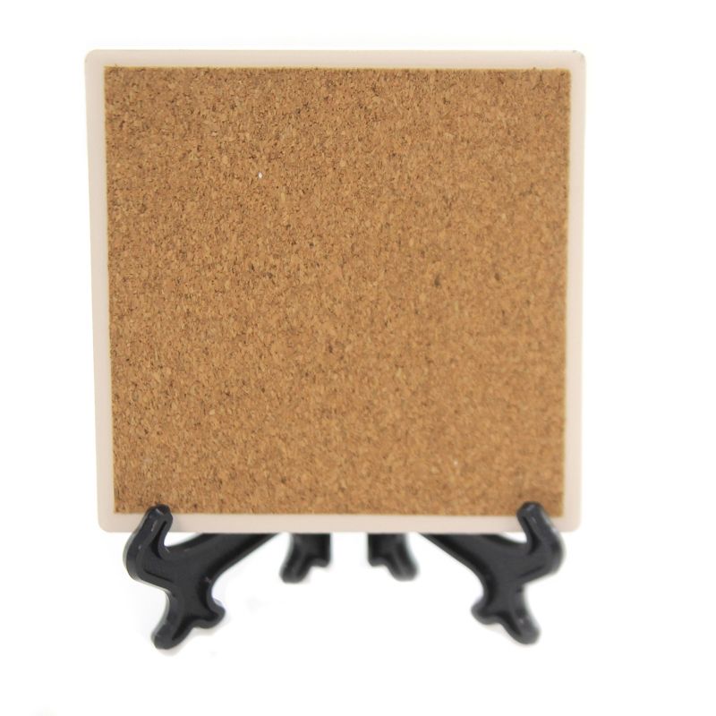 Animal 4.0" Cavalier - Home Cork Back Coaster Easel Sjt Enterprises  -  Coasters