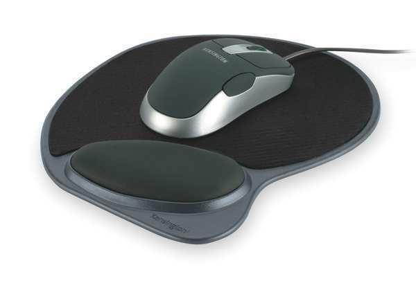 KENSINGTON K62816USF Mouse Wrist Rest,Black,Standard
