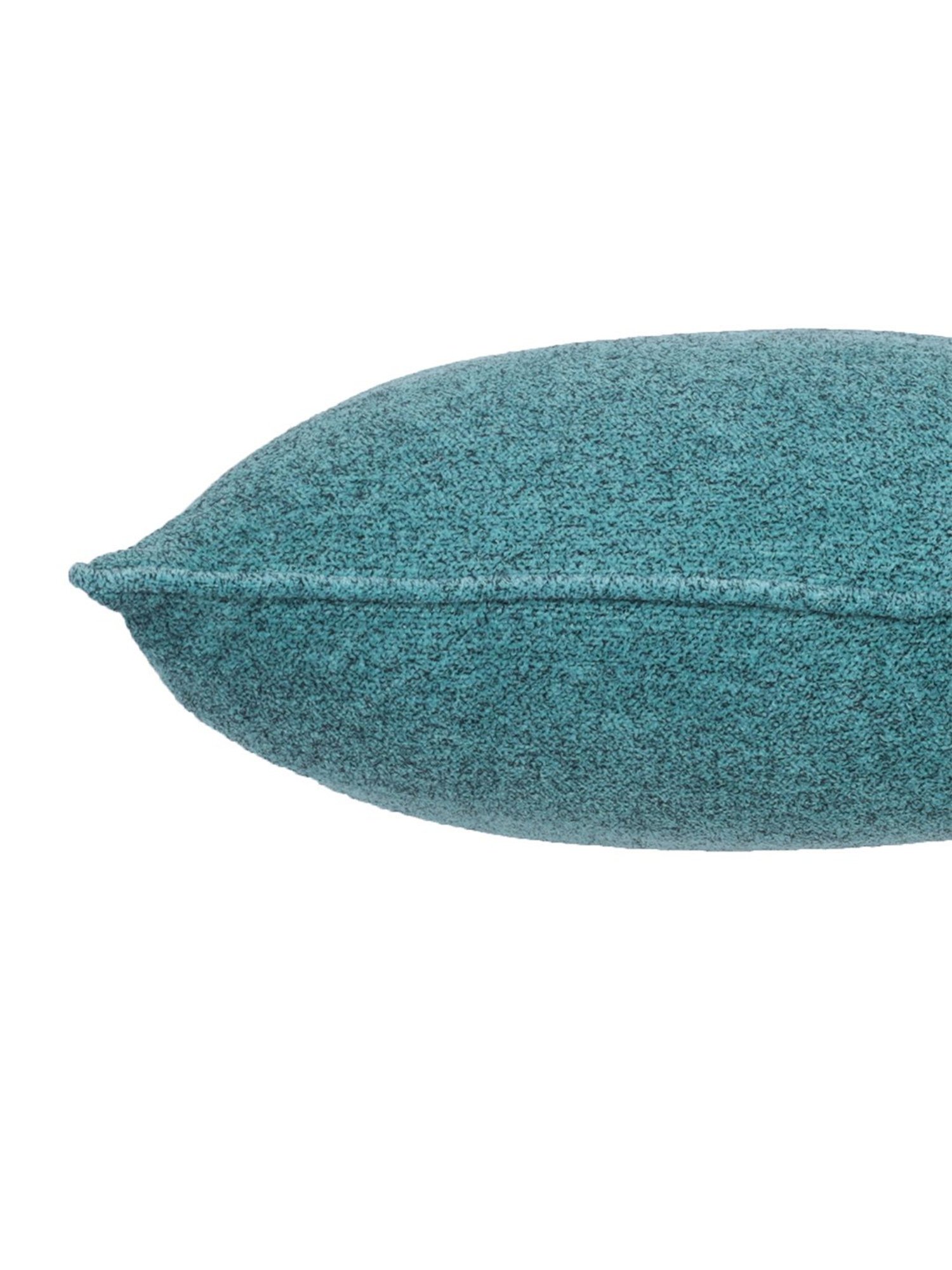 Maspar Colorart Charlotte Solid Green 110 TC Cotton Blend Cushion Cover