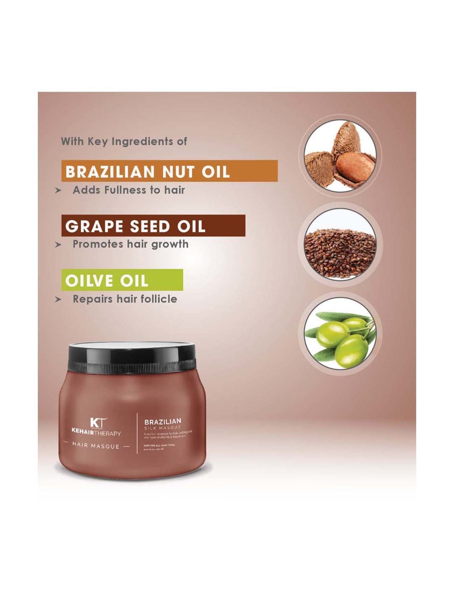 Richfeel Brahmi Intensive Repair Hair Pack - Pack of 4