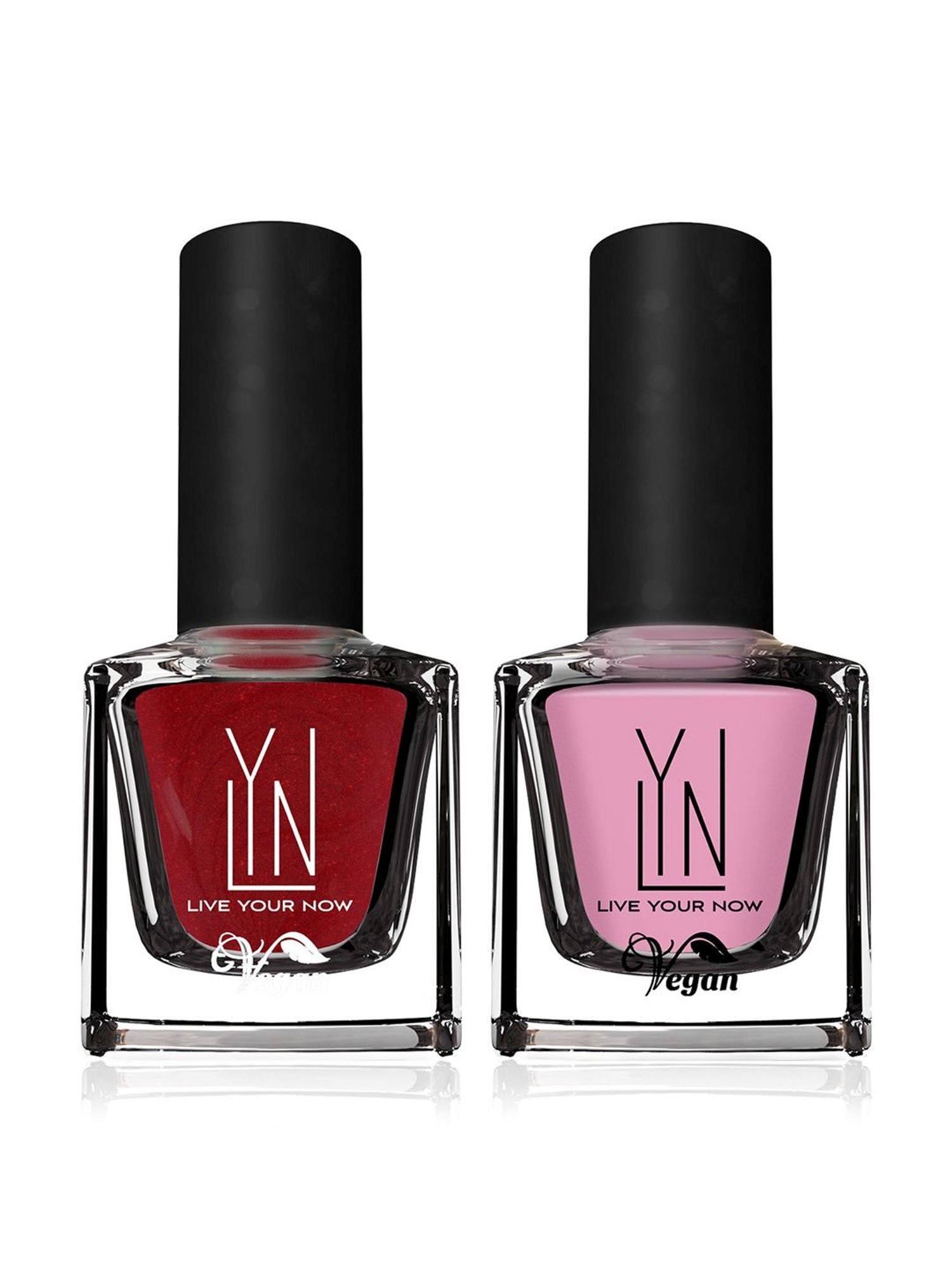 LYN Nail Laquer Fuschia Fancies & Lil Miss Piggy Combo