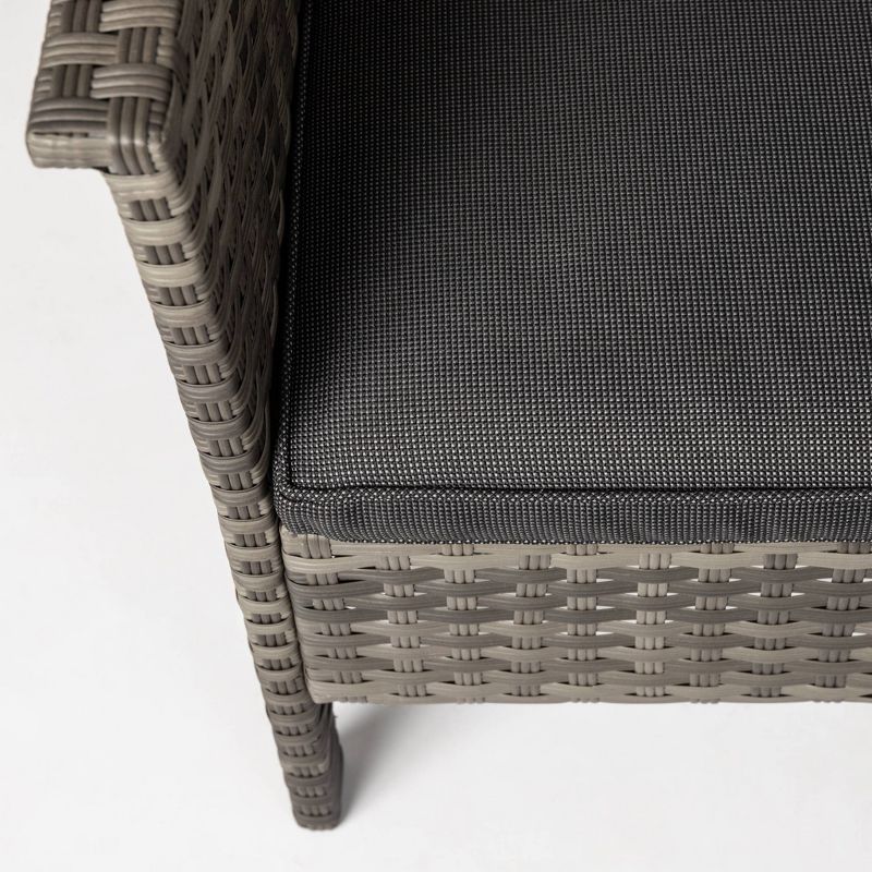 4pc Jareth Wicker Patio Set - Balkene Home