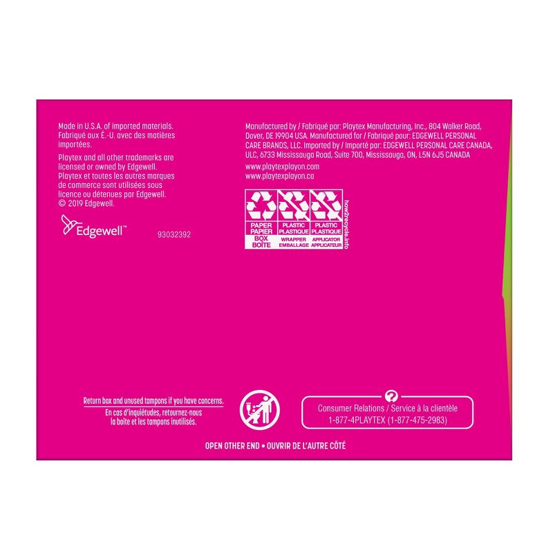 Playtex Sport Unscented Plastic Tampons - Regular - 48ct