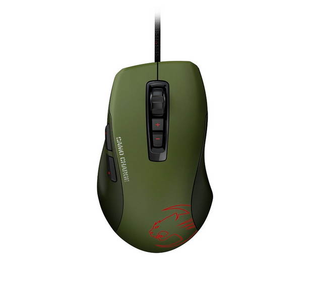 ROCCAT Kone Pure Military ROC-11-711 7 Buttons 1 x Wheel USB Wired Optical 5000 dpi Core Performance Gaming Mouse - Camo Charge
