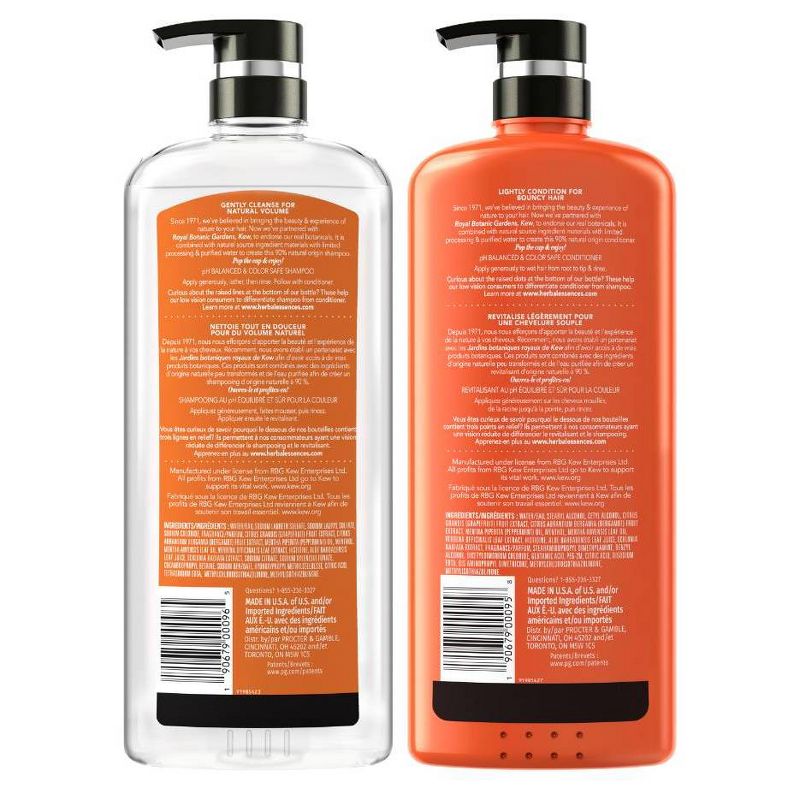 Herbal Essences bio:renew White Grapefruit & Mosa Mint Shampoo and Conditioner Bundle - 20.2 fl oz each