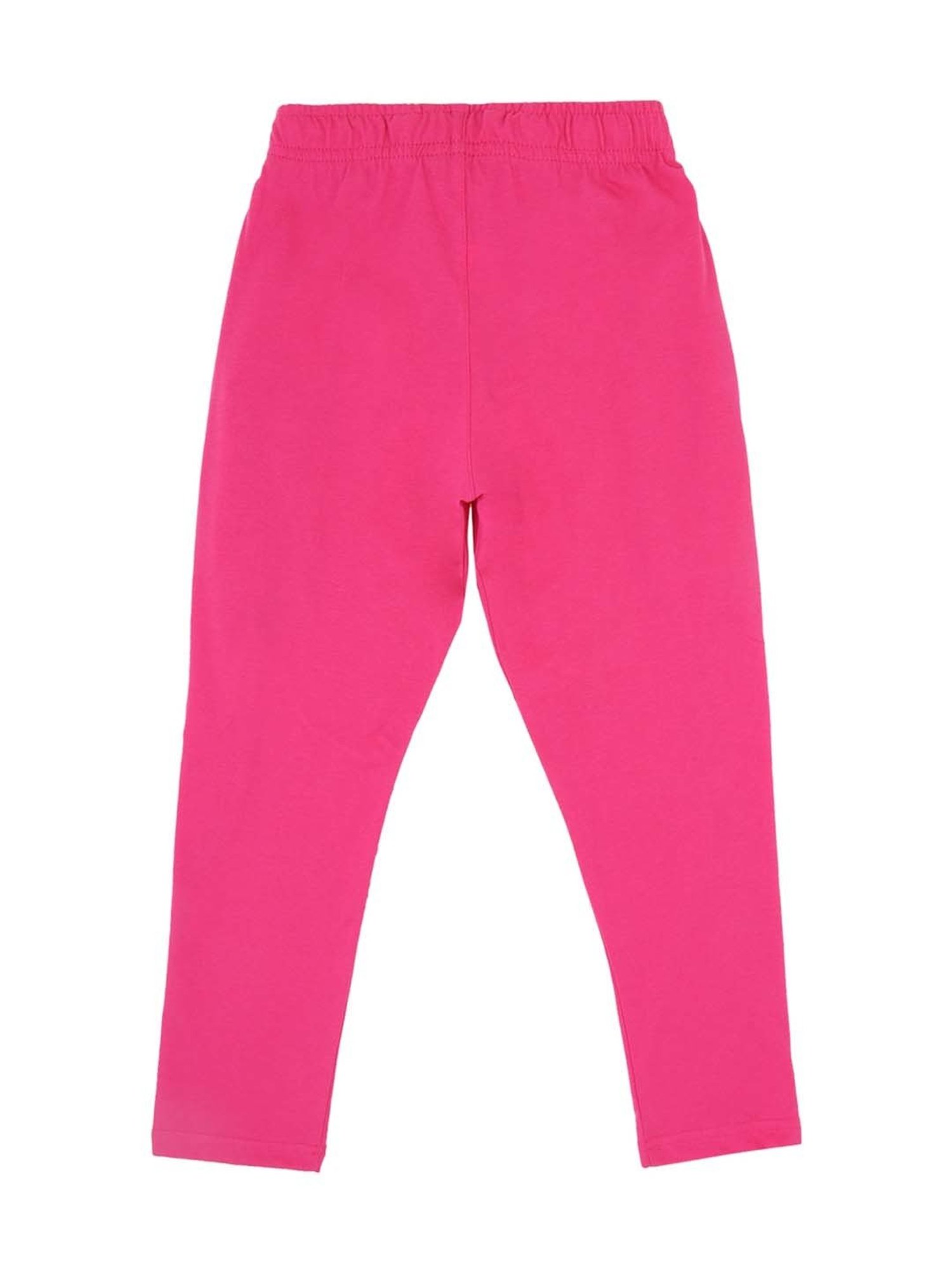 Pantaloons Junior Black Cotton Printed Trackpants