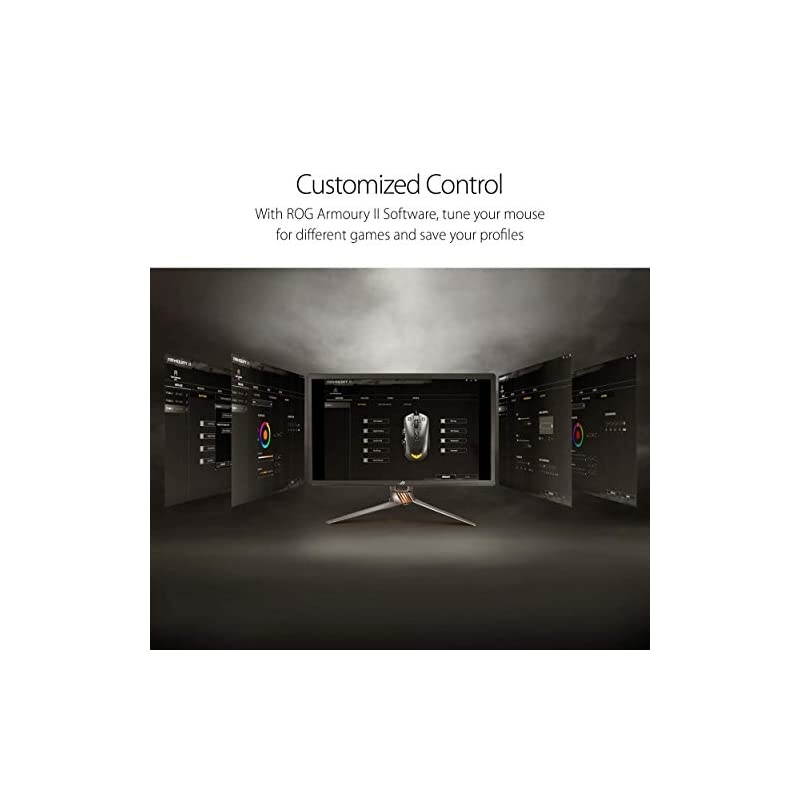 Optical RGB Gaming Mouse TUF M3 | Ergonomic Lightweight RightHanded Wired Gaming Mouse for PC | 7000 DPI GamingGrade Optical Sensor | Omron Switches | 7 Buttons | Aura Sync RGB Lighting