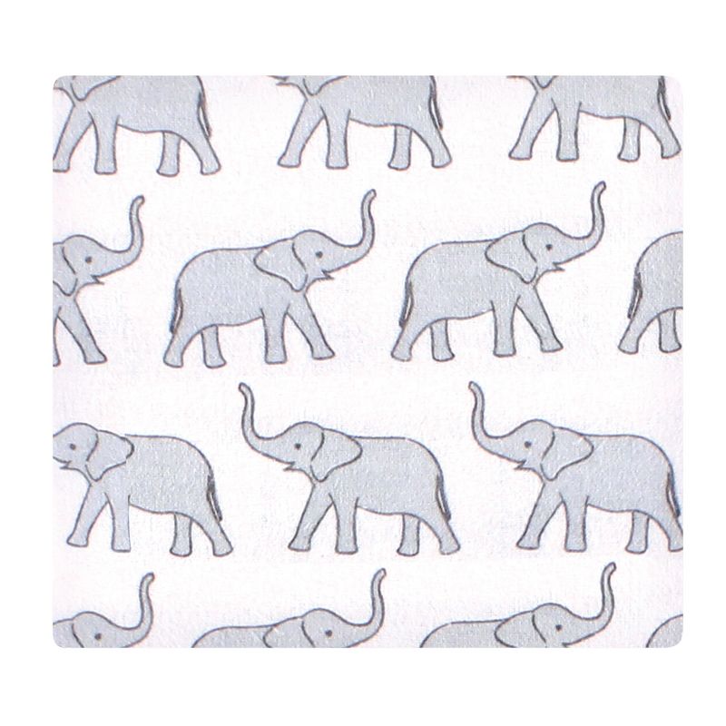 Hudson Baby Unisex Baby Cotton Flannel Receiving Blankets, Modern Neutral Safari, One Size