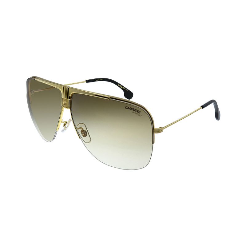 Carrera  001 Unisex Aviator Sunglasses Yellow Gold 64mm