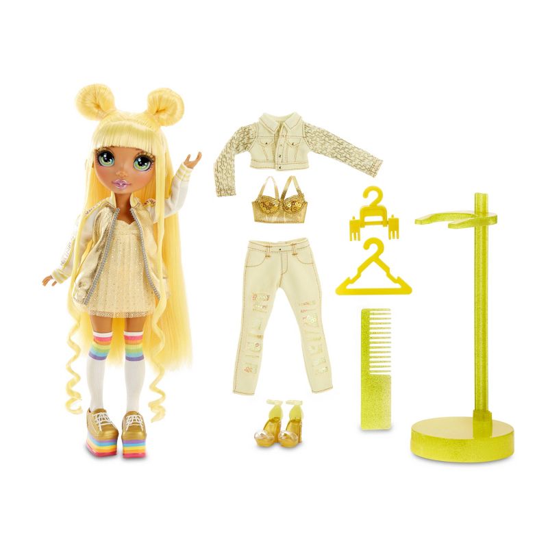 Rainbow High Sunny Madison – Yellow Fashion Doll with 2 Outfits