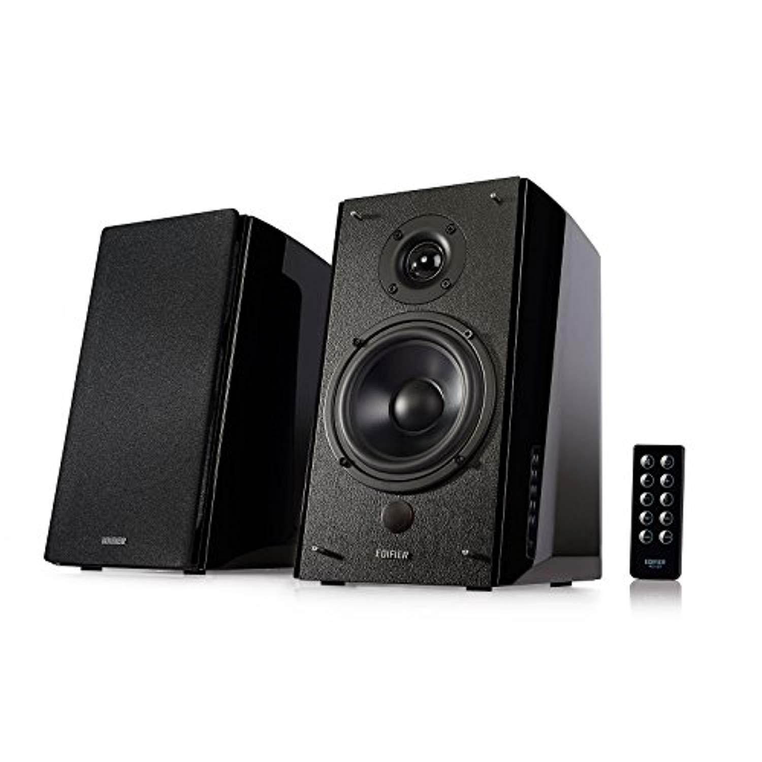 Edifier R2000DB Powered Bluetooth Bookshelf Speakers - Near-Field Studio Monitors - Optical Input - 5 inch Subwoofer - 120 Watts RMS - Black
