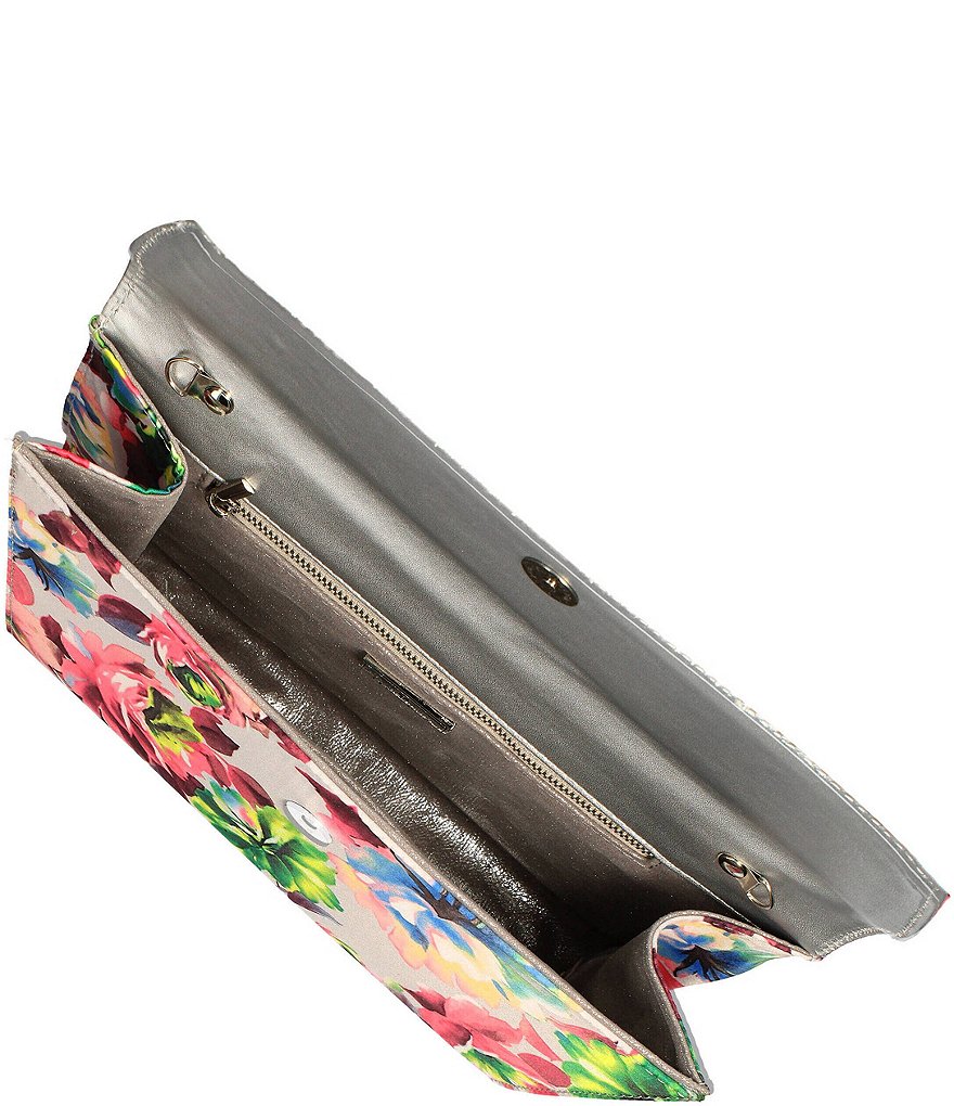 J. Renee 10334 Floral Fabric Convertible Clutch