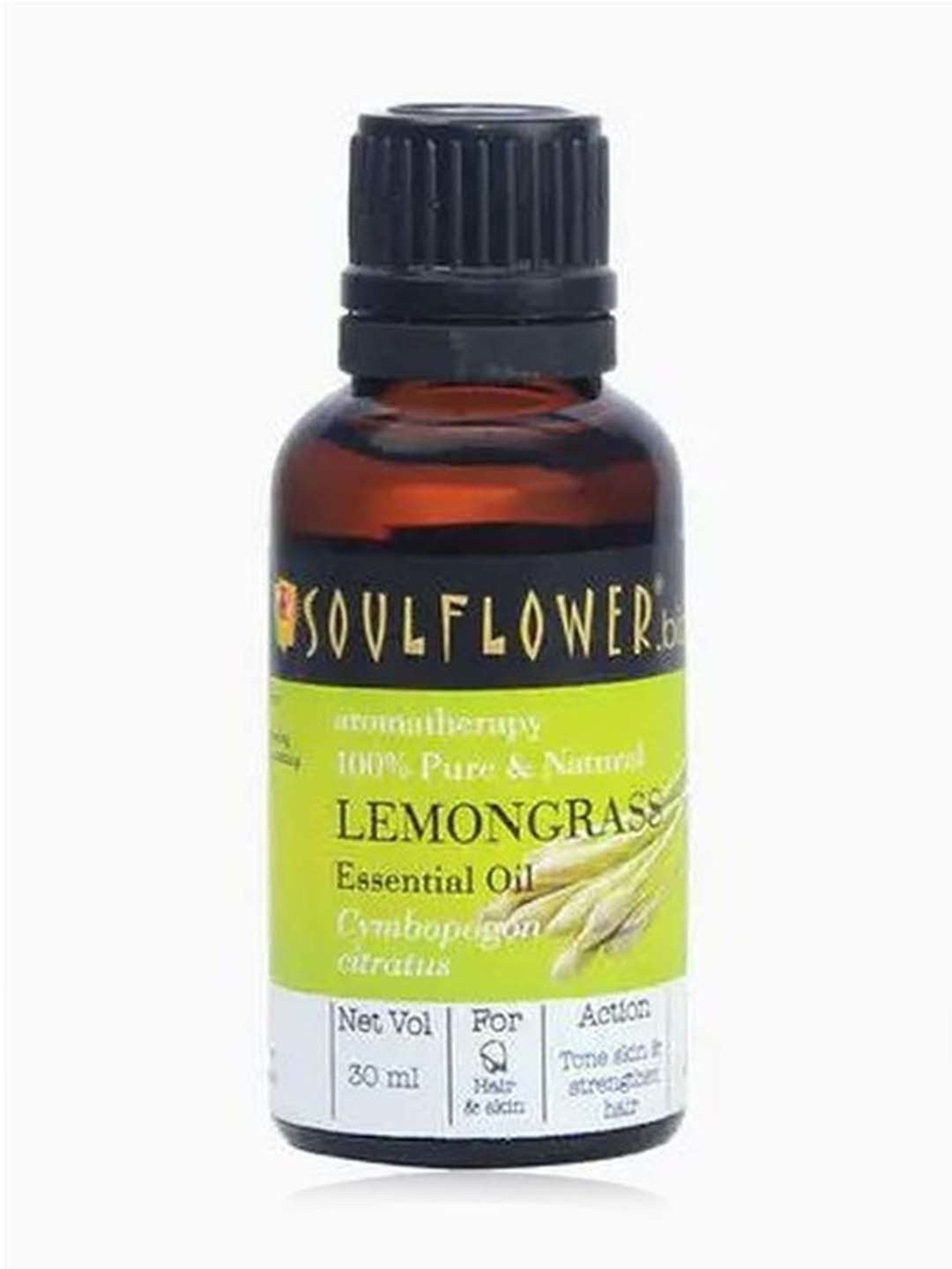 Soulflower Lemongrass Essential - Oil 30 ml