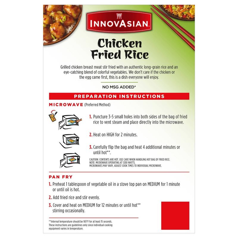 InnovAsian Frozen Chicken Fried Rice - 18oz