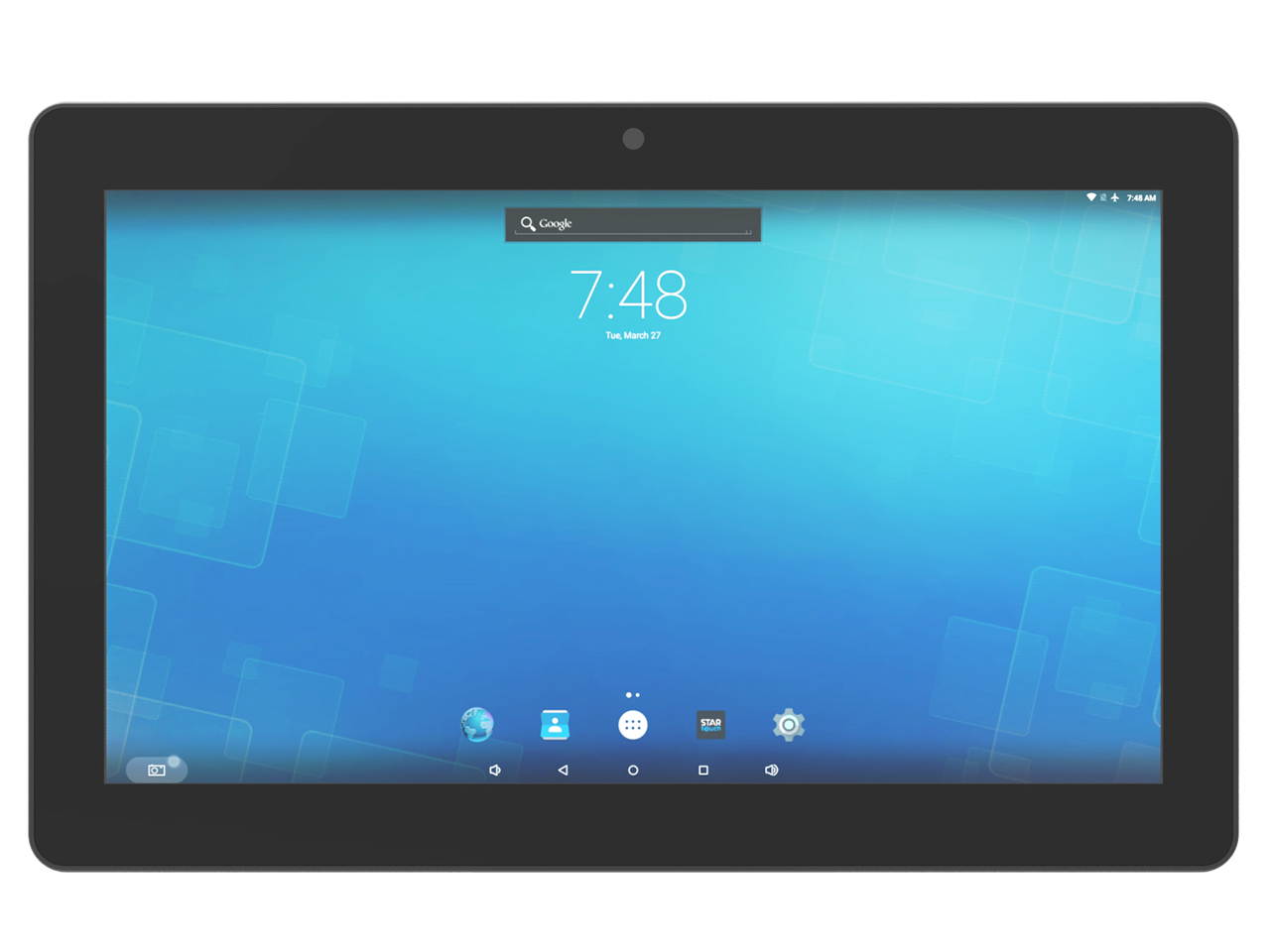 Glory Star Nebula 15.6" Commercial tablet with Android 5.1, built in speakers and sensors