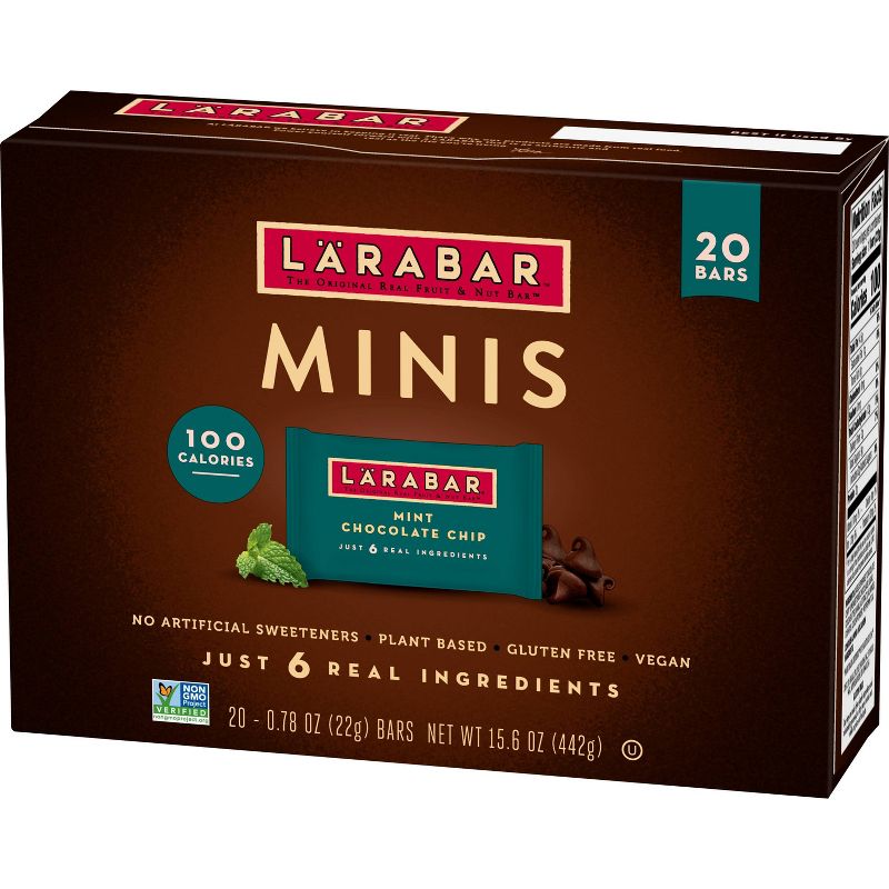 Larabar Minis Mint Chocolate Chip Snack Bar - 20ct/15.6oz