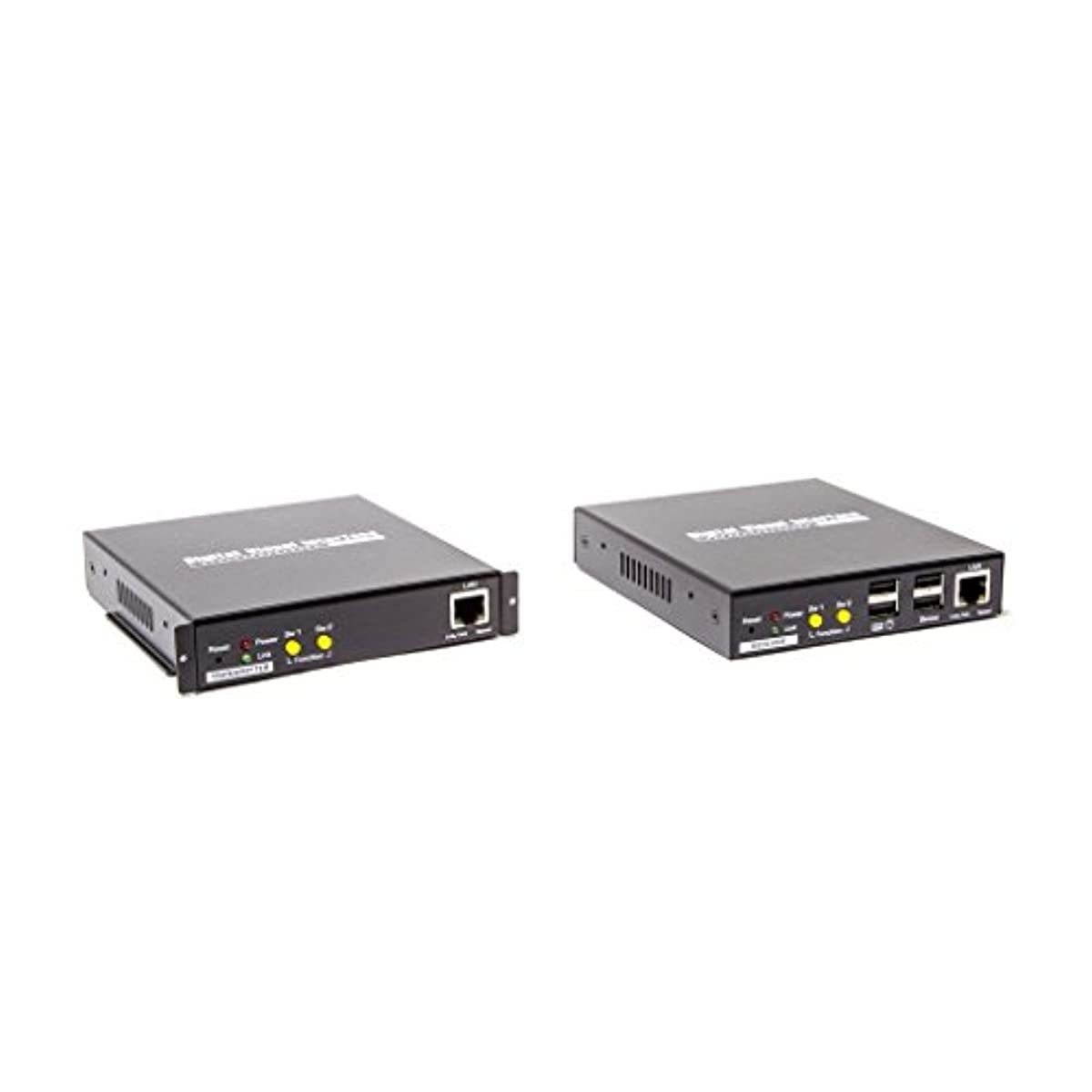 Linkskey LKD-E415 CAT-5 USB DVI KVM Extender Over LAN with Audio & Mic