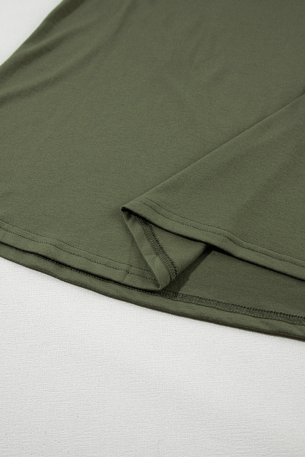 Jungle Green Solid Color Distressed Ripped Tank Top