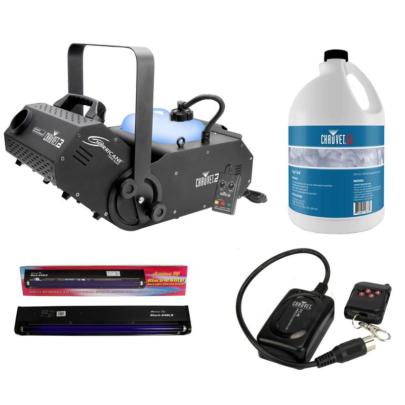 Chauvet DJ Hurricane 1800 H1800 FLEX DMX Fog/Smoke Pro Machine w/Timer Remote