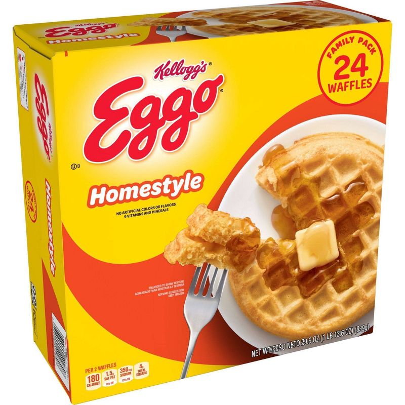 Kellogg's Eggo Frozen Homestyle Waffles - 29.6oz/24ct