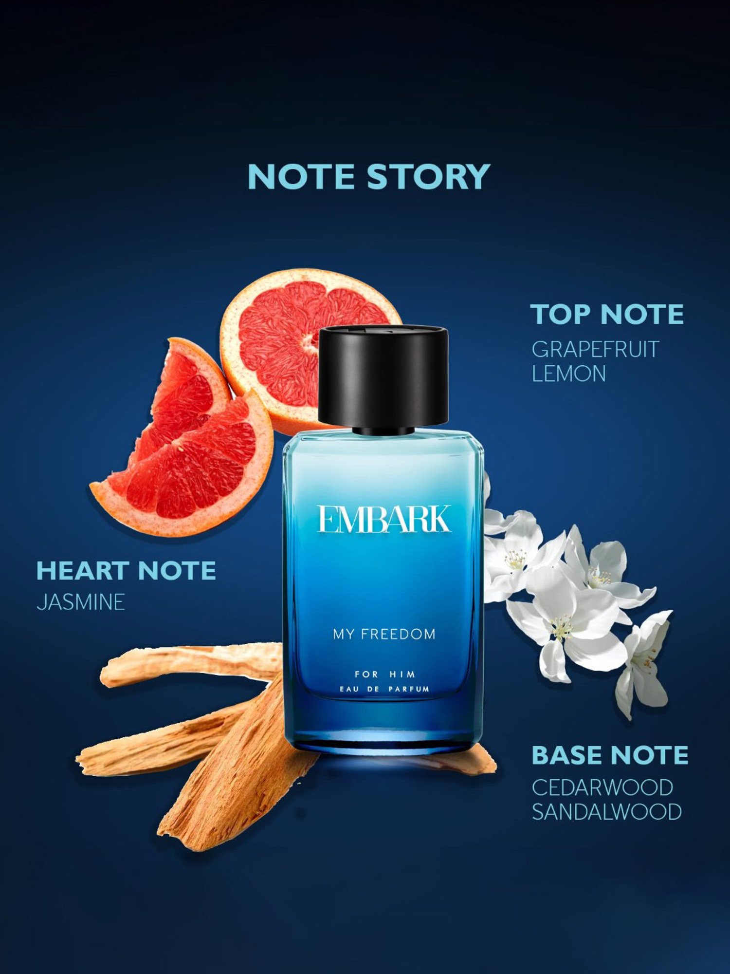 Embark My Freedom Eau de Parfum for Him - 100 ml